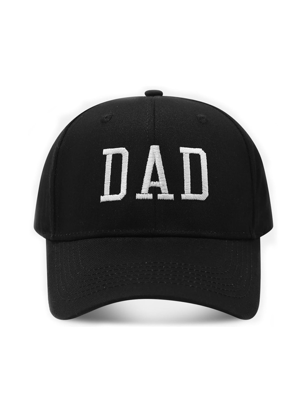 Classic Low Profile Baseball Cap for Men Women Adjustable | Dad Black | Size OS